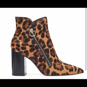 Nine West Leopard Print Bootie